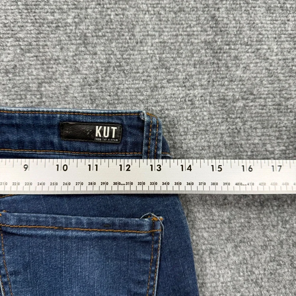 KUT from the Kloth Connie Jeans Size 2 Ankle Skinny Dark Wash Zip Ankle  Women's